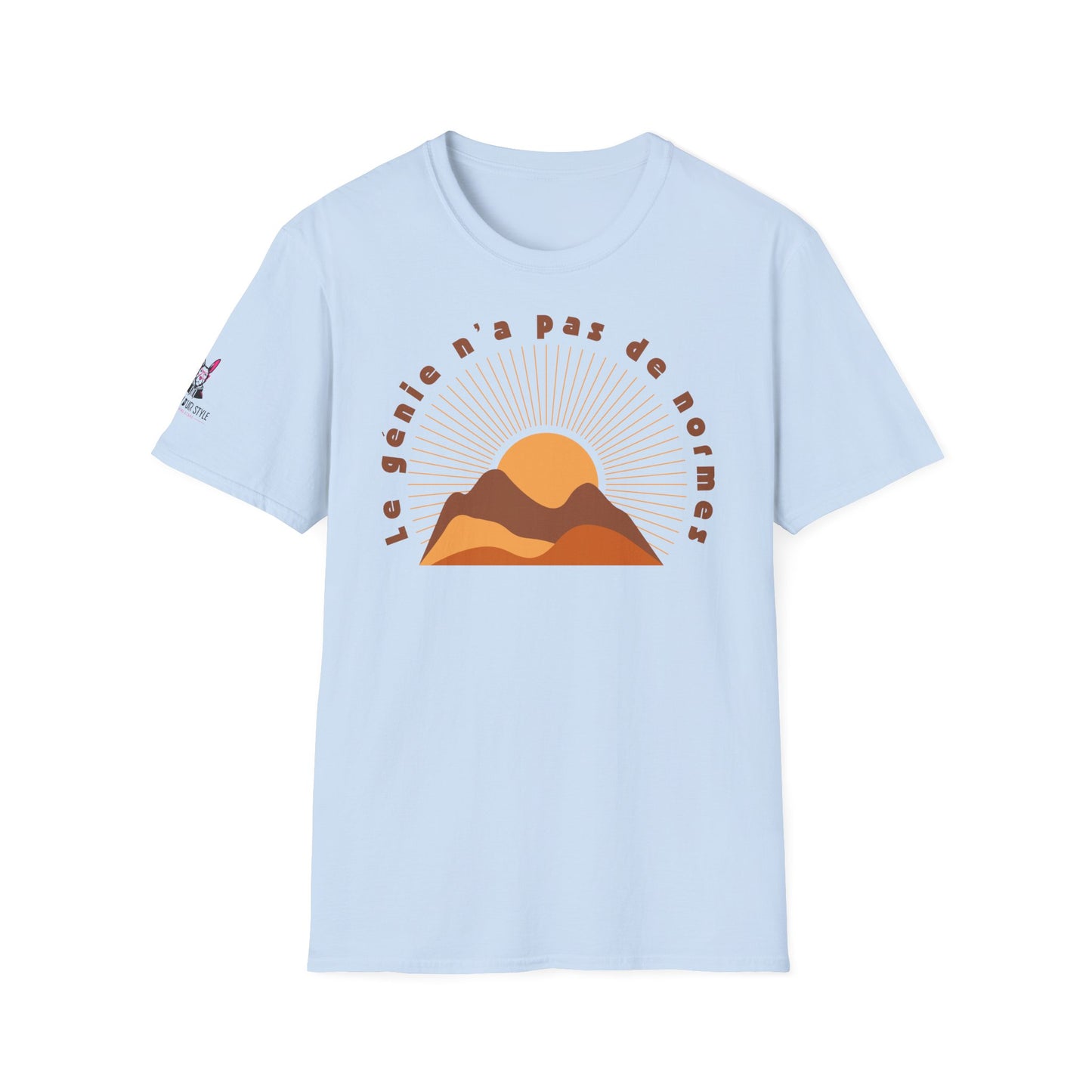 T-Shirt ATYPIQUE - "Le génie n'a pas de normes"