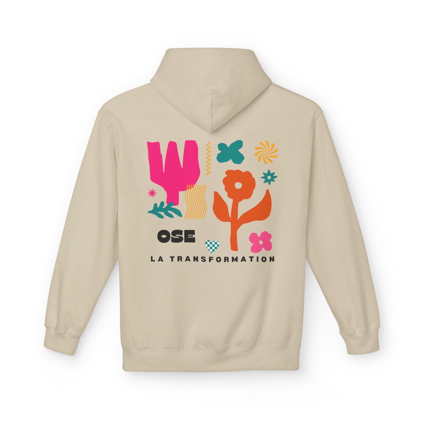 Sweat à capuche " Je m'aime, je m'assume "- Ose la transformation