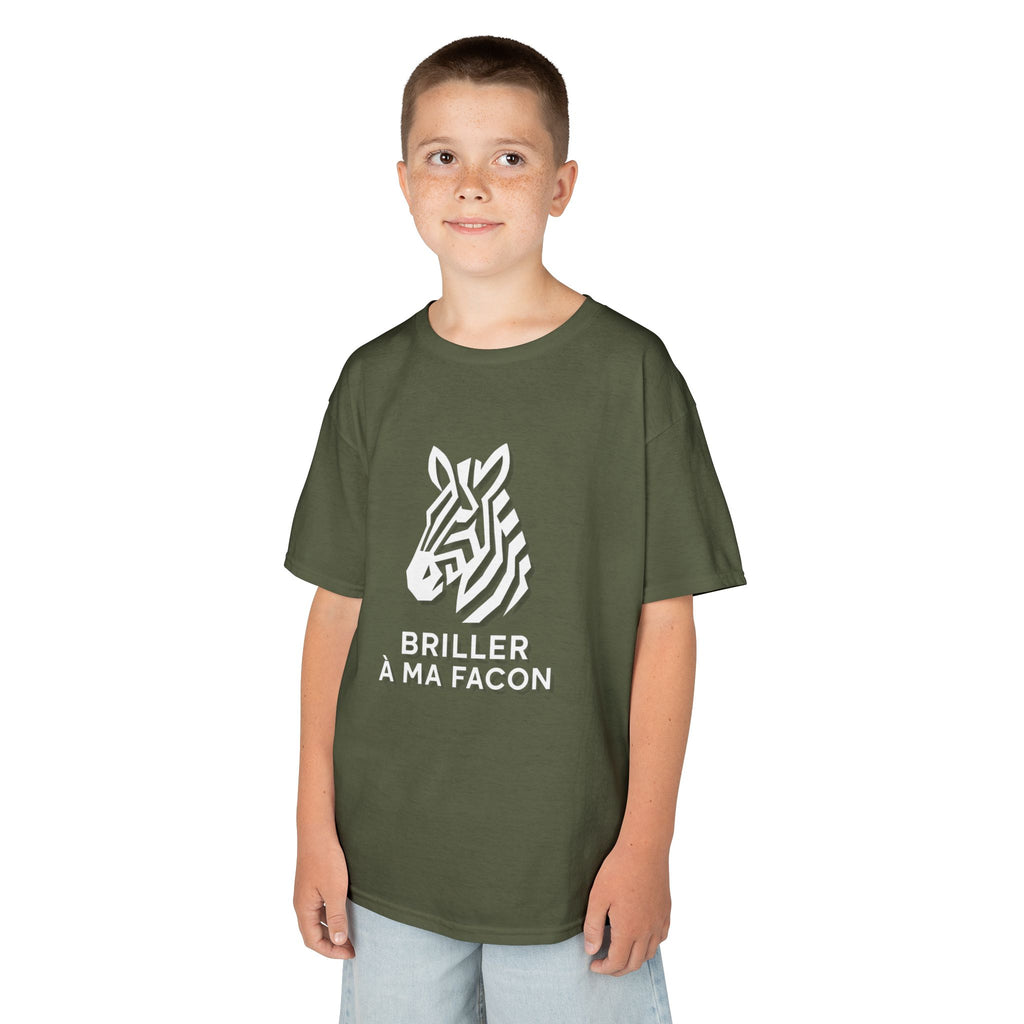 T-Shirt Enfant - "Briller à ma façon"