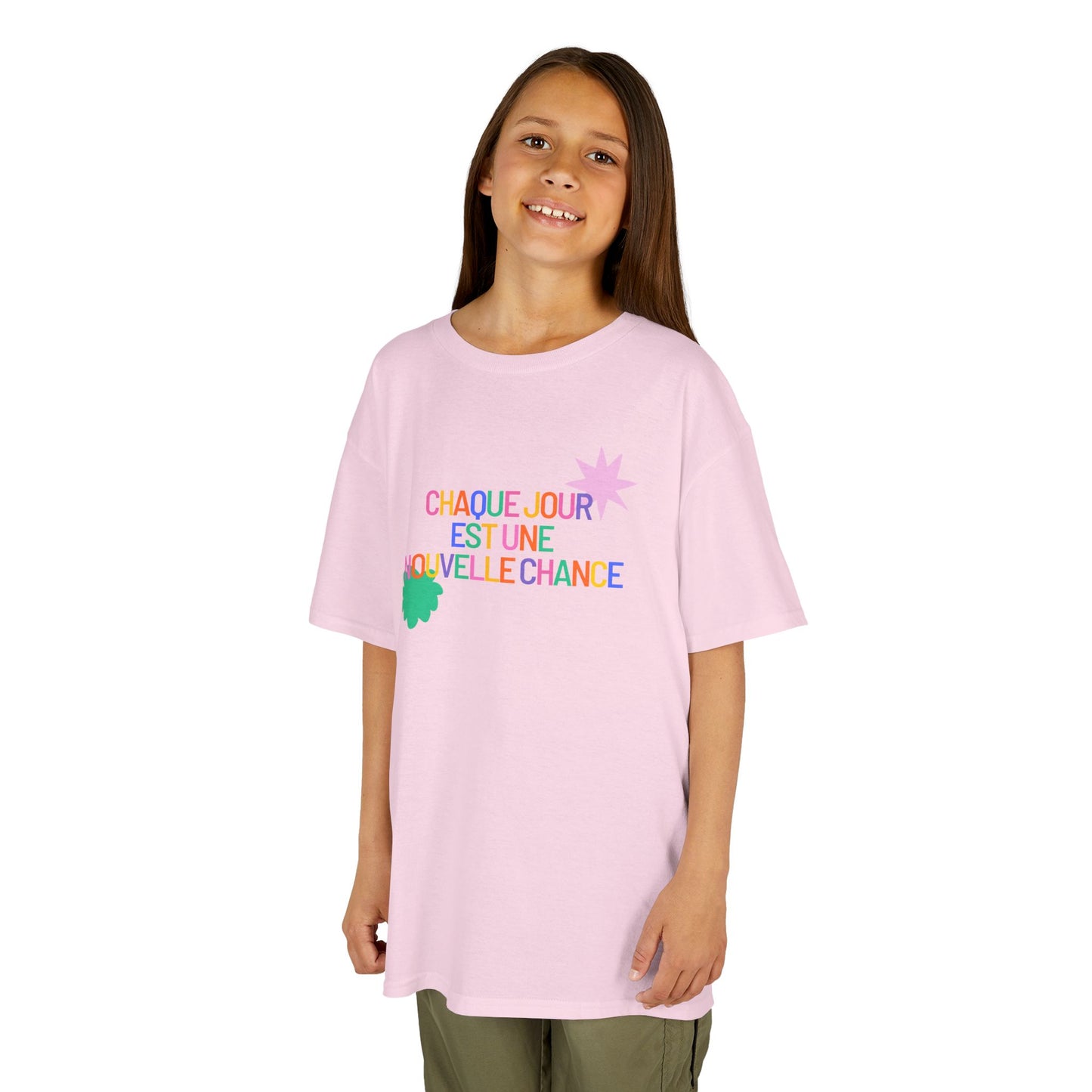 T-Shirt Enfant- "Chaque jour est une nouvelle chance"