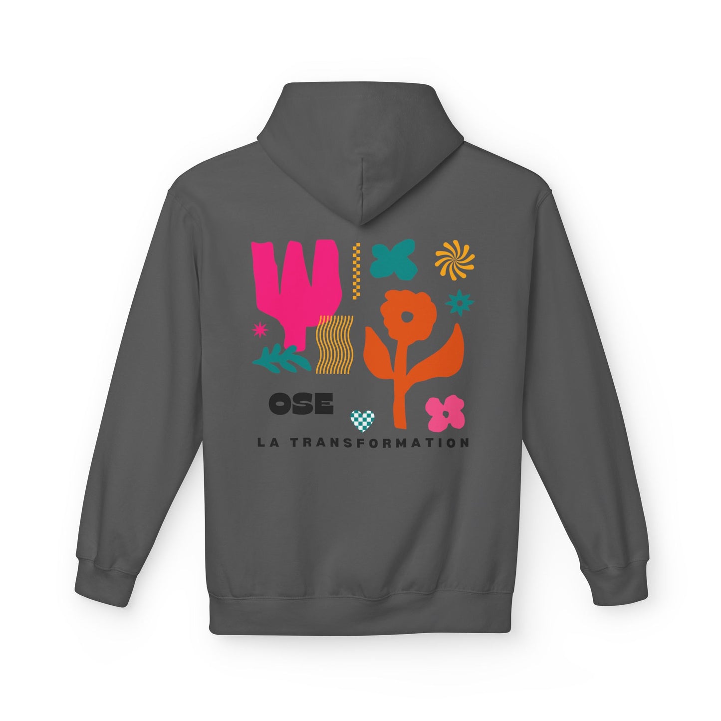 Sweat à capuche " Je m'aime, je m'assume "- Ose la transformation