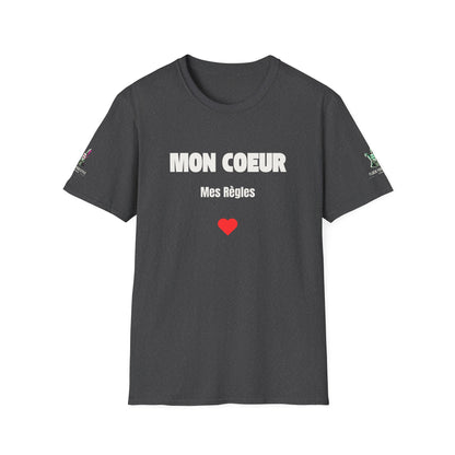 T-Shirt CELIB AU TOP - "Mon coeur, mes règles"