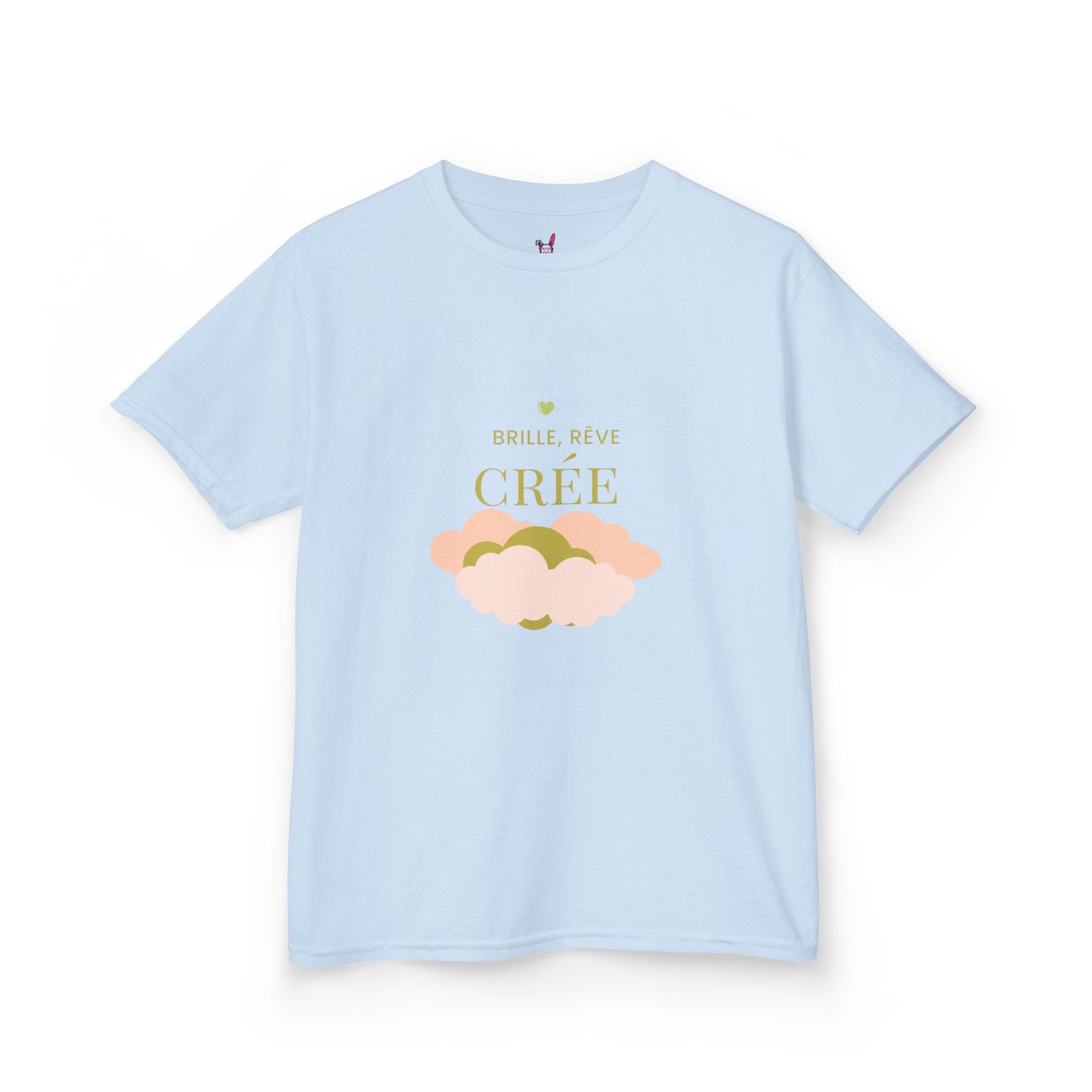 T-Shirt Enfant - "Brille, rêve, crée"