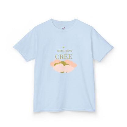 T-Shirt Enfant - "Brille, rêve, crée"