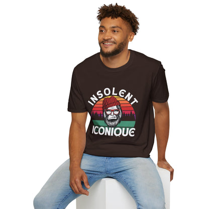 T-Shirt Homme - "INSOLENT , ICONIQUE"