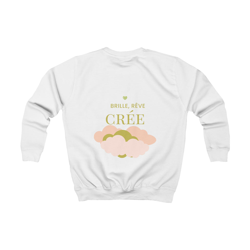 Sweat "Brille, rêve, crée"