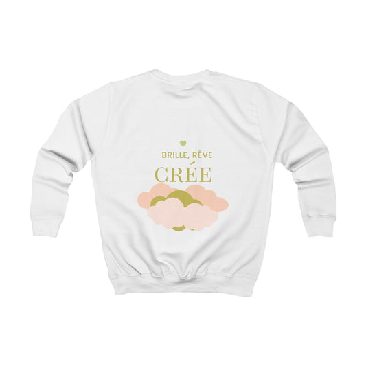 Sweat "Brille, rêve, crée"