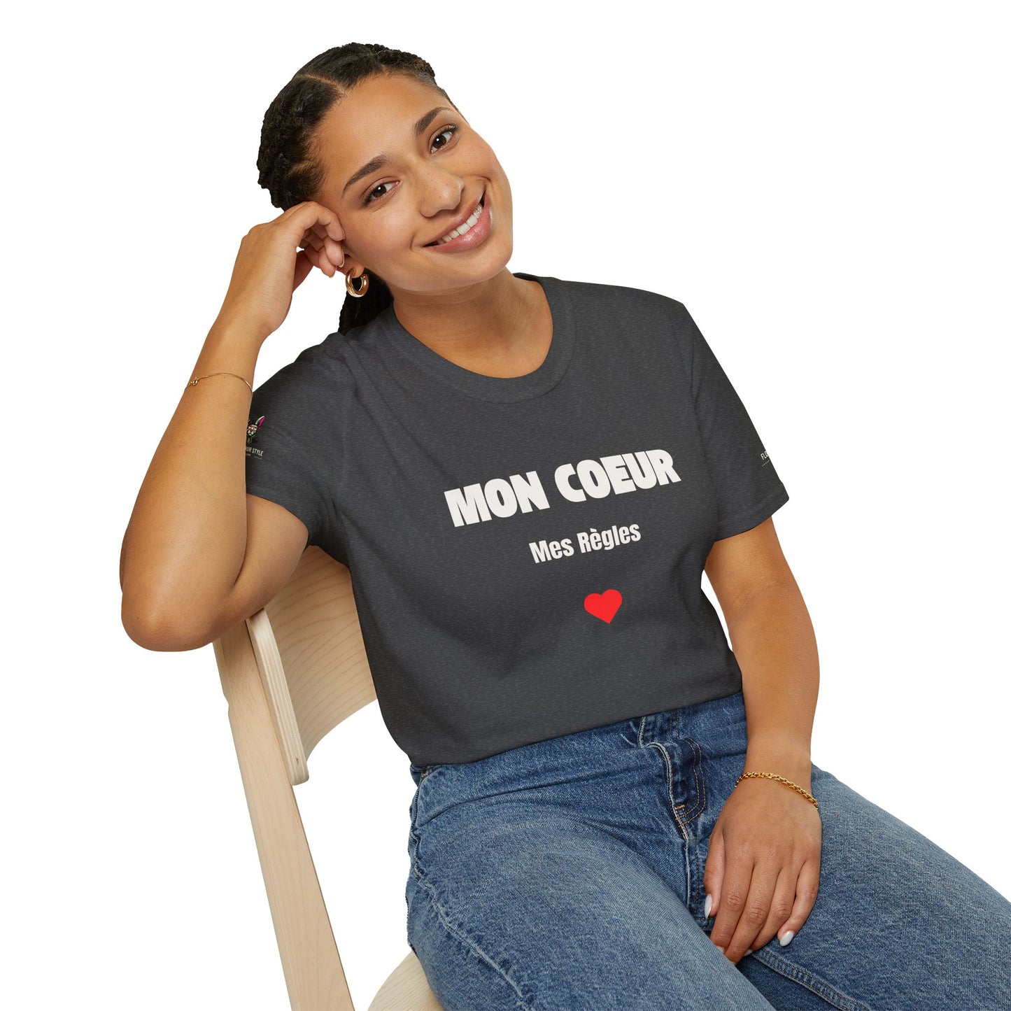 T-Shirt CELIB AU TOP - "Mon coeur, mes règles"