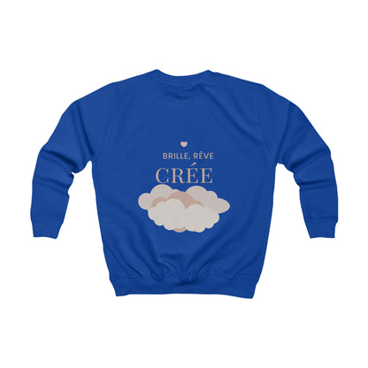 Sweat "Brille, rêve, crée"