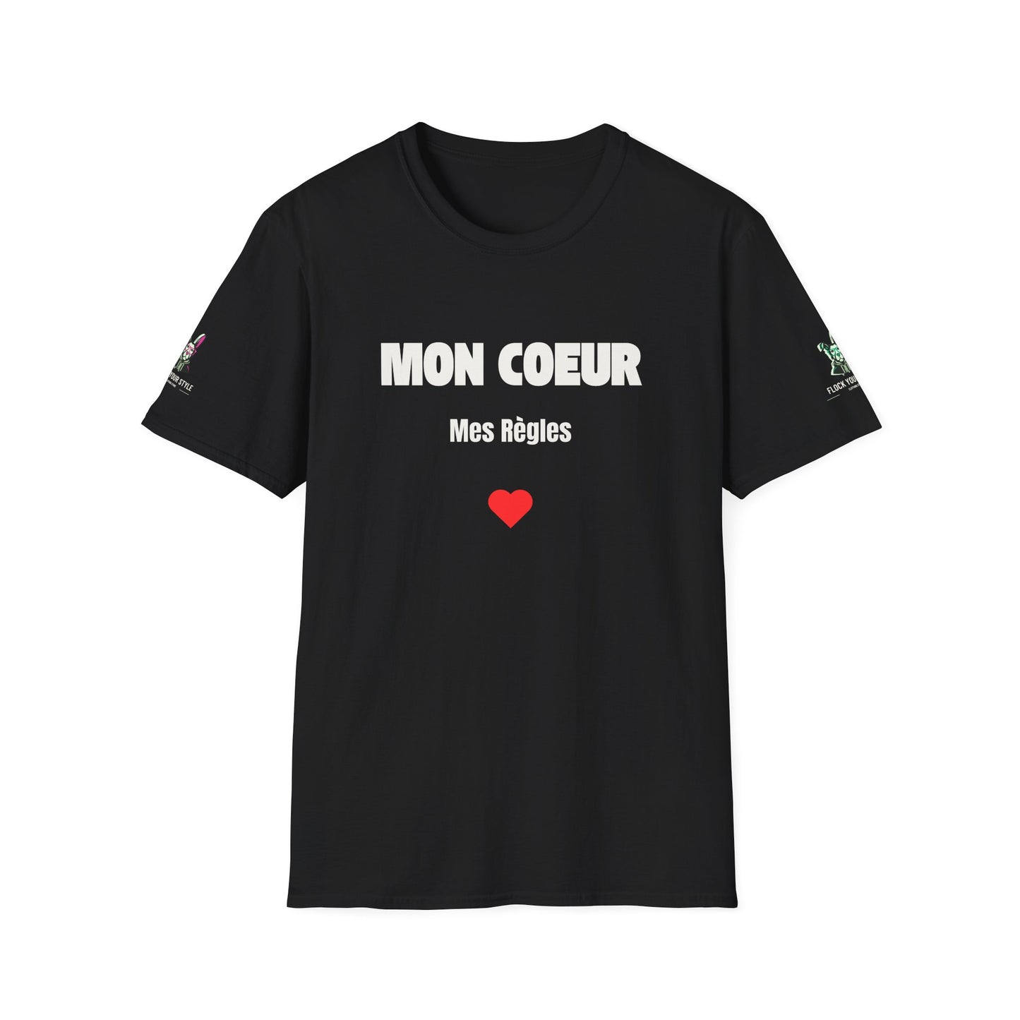 T-Shirt CELIB AU TOP - "Mon coeur, mes règles"