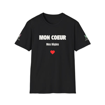 T-Shirt CELIB AU TOP - "Mon coeur, mes règles"