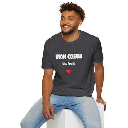 T-Shirt CELIB AU TOP - "Mon coeur, mes règles"