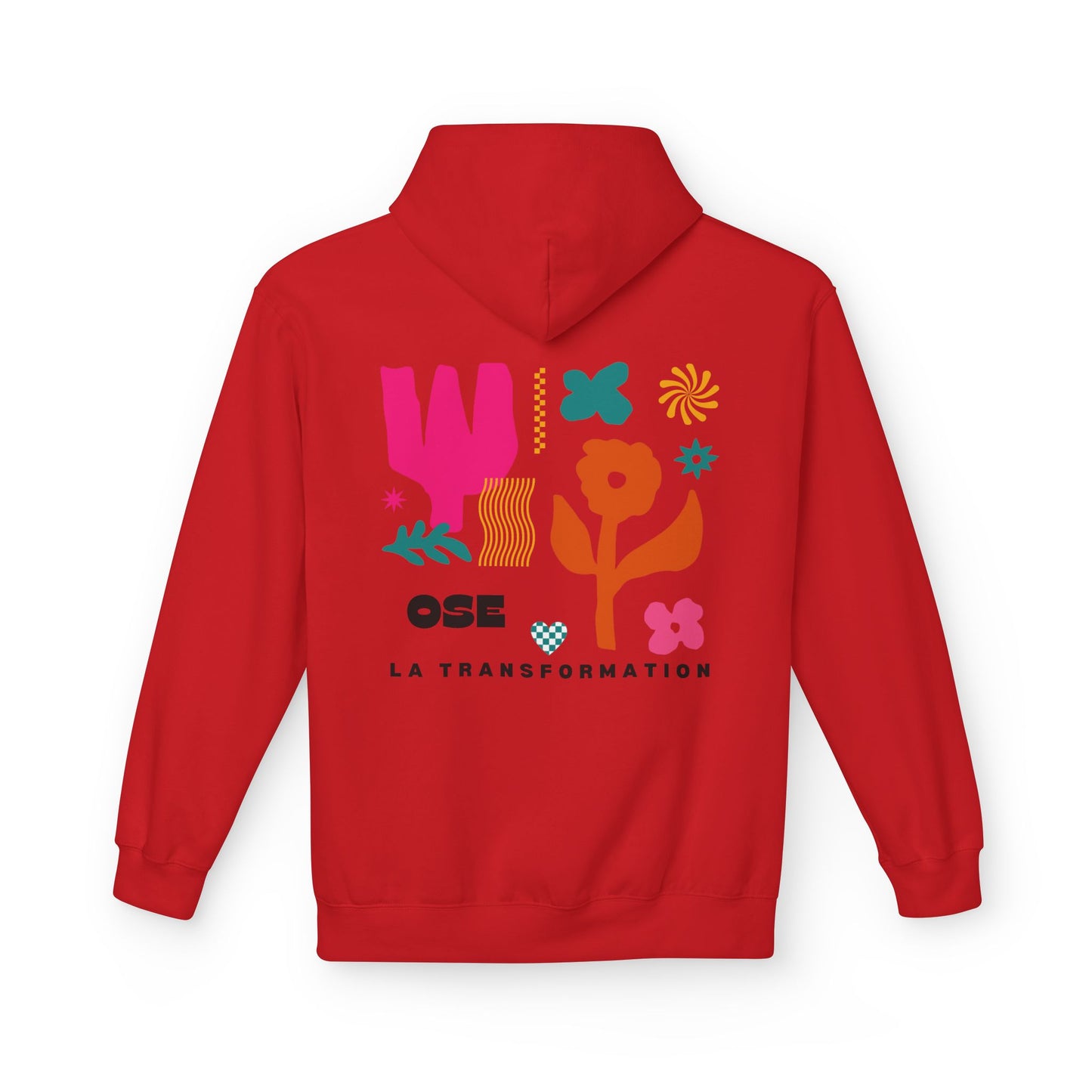 Sweat à capuche " Je m'aime, je m'assume "- Ose la transformation