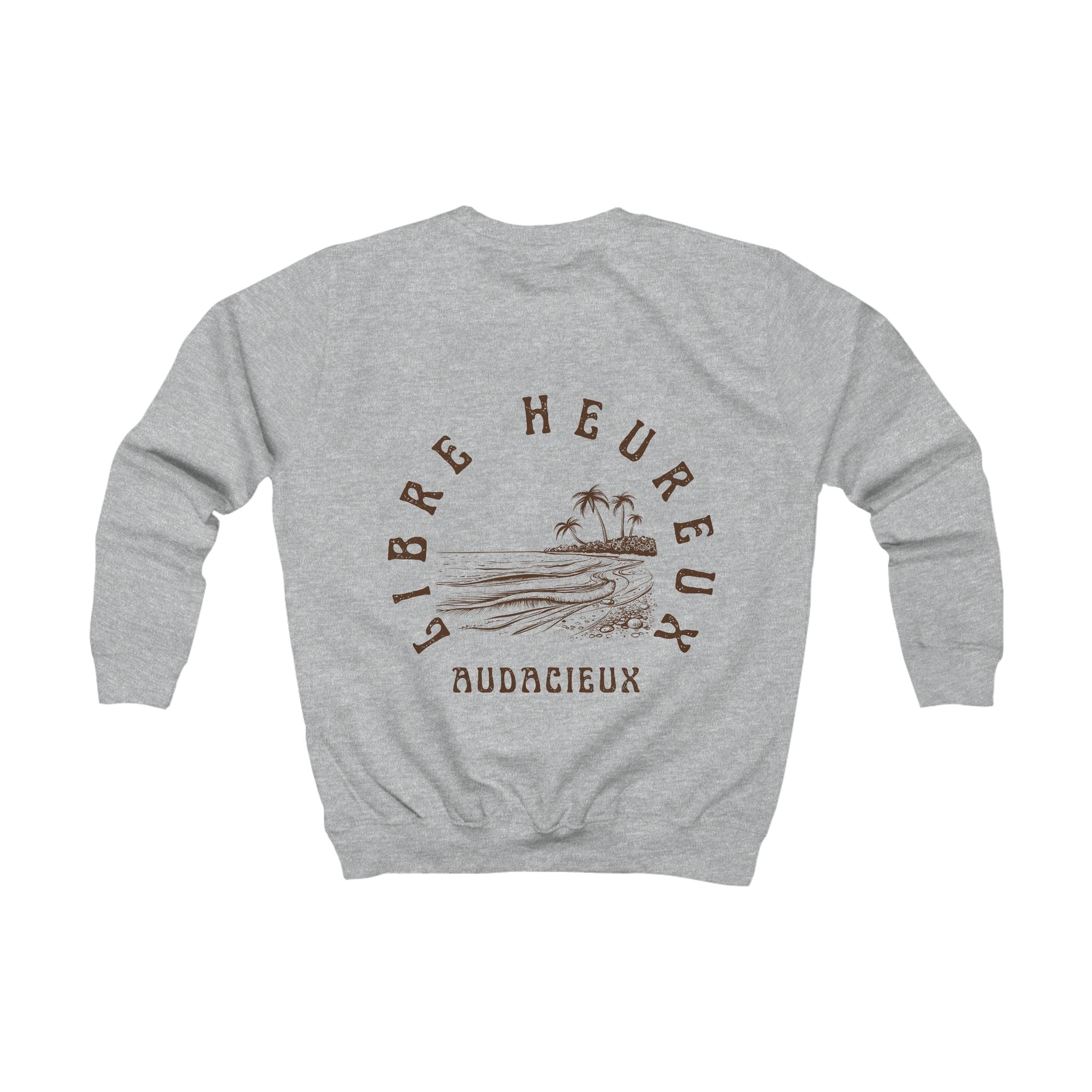 Sweat enfant - "Libre Heureux Audacieux"