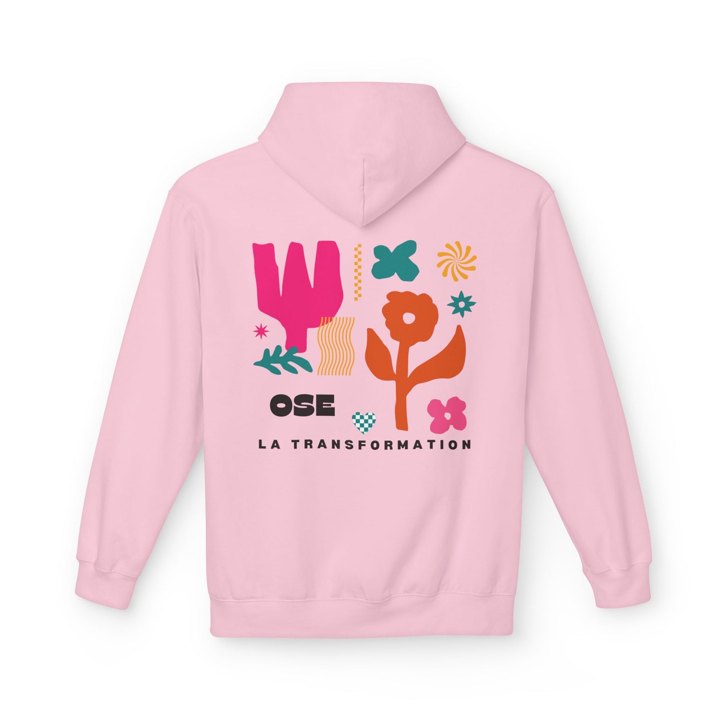 Sweat à capuche " Je m'aime, je m'assume "- Ose la transformation