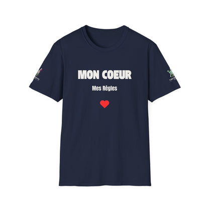T-Shirt CELIB AU TOP - "Mon coeur, mes règles"