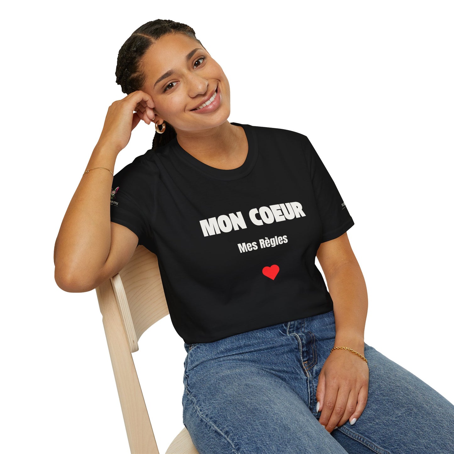 T-Shirt CELIB AU TOP - "Mon coeur, mes règles"