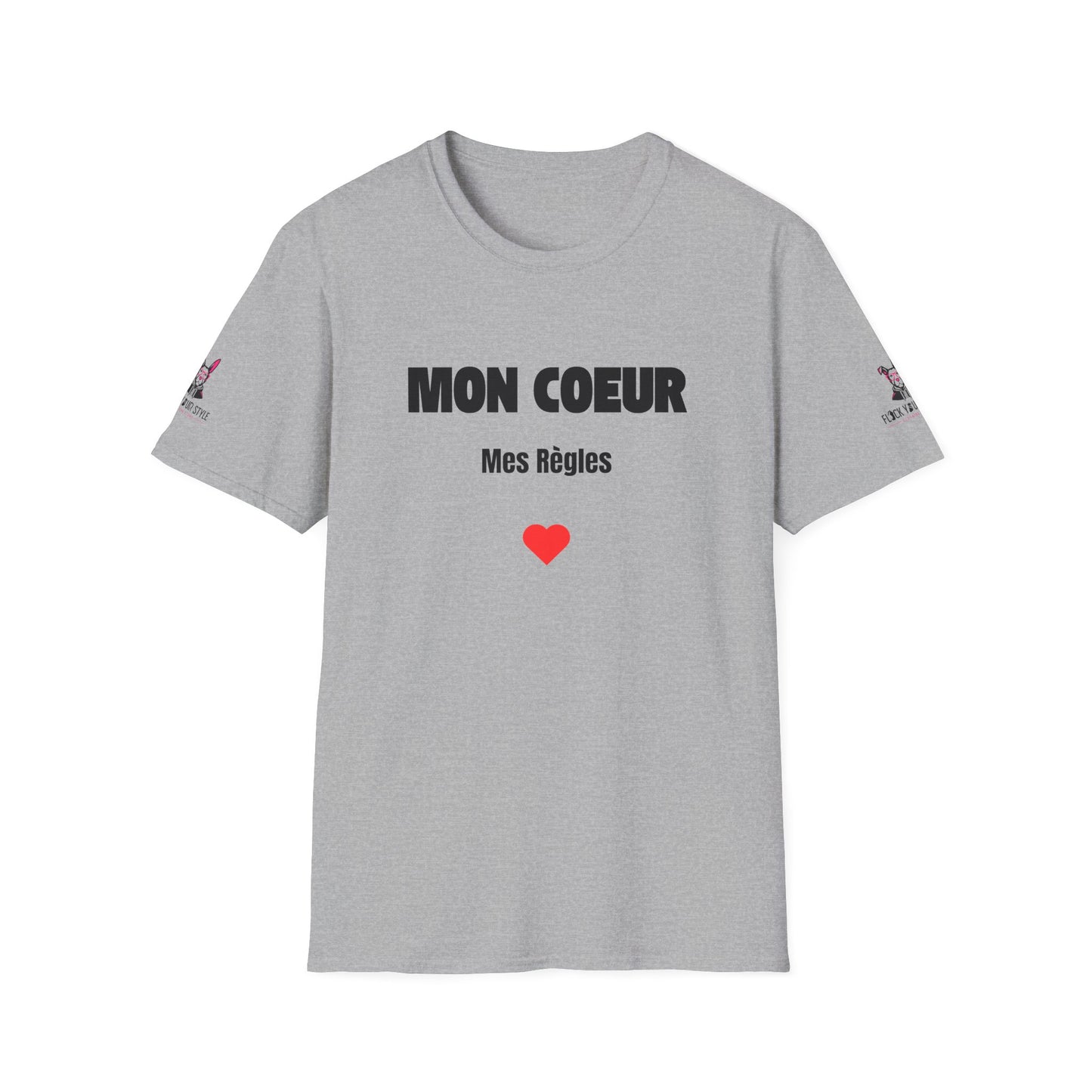 T-Shirt CELIB AU TOP - "Mon coeur, mes règles"