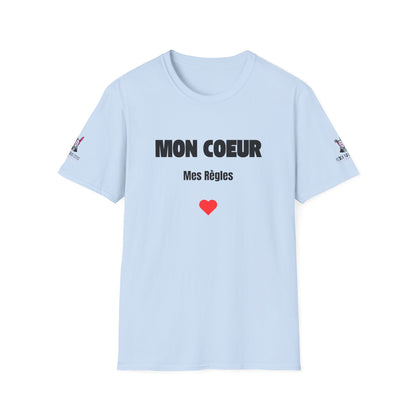 T-Shirt CELIB AU TOP - "Mon coeur, mes règles"