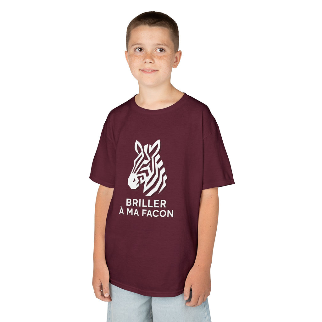 T-Shirt Enfant - "Briller à ma façon"