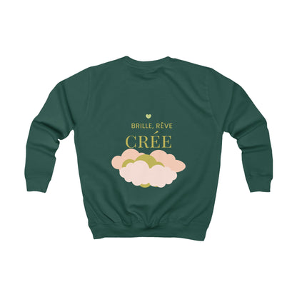 Sweat "Brille, rêve, crée"