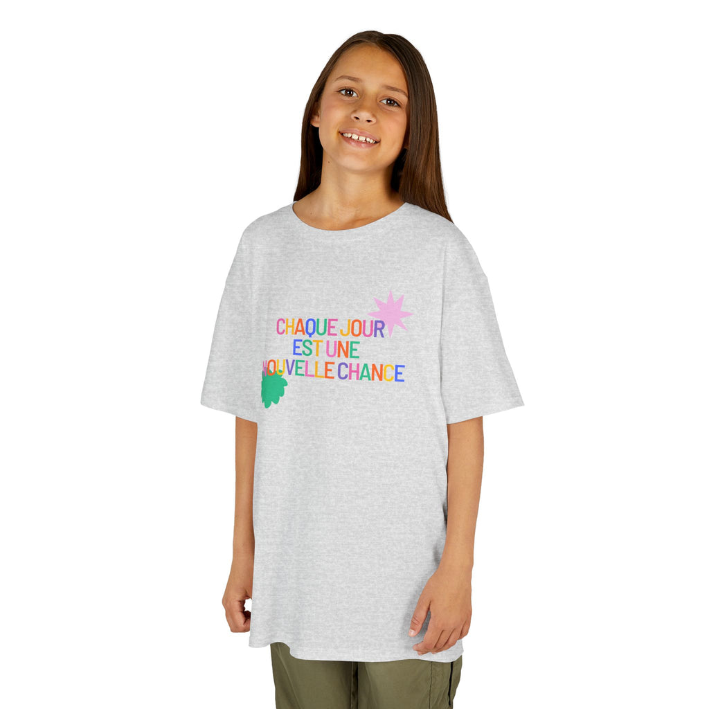 T-Shirt Enfant- "Chaque jour est une nouvelle chance"