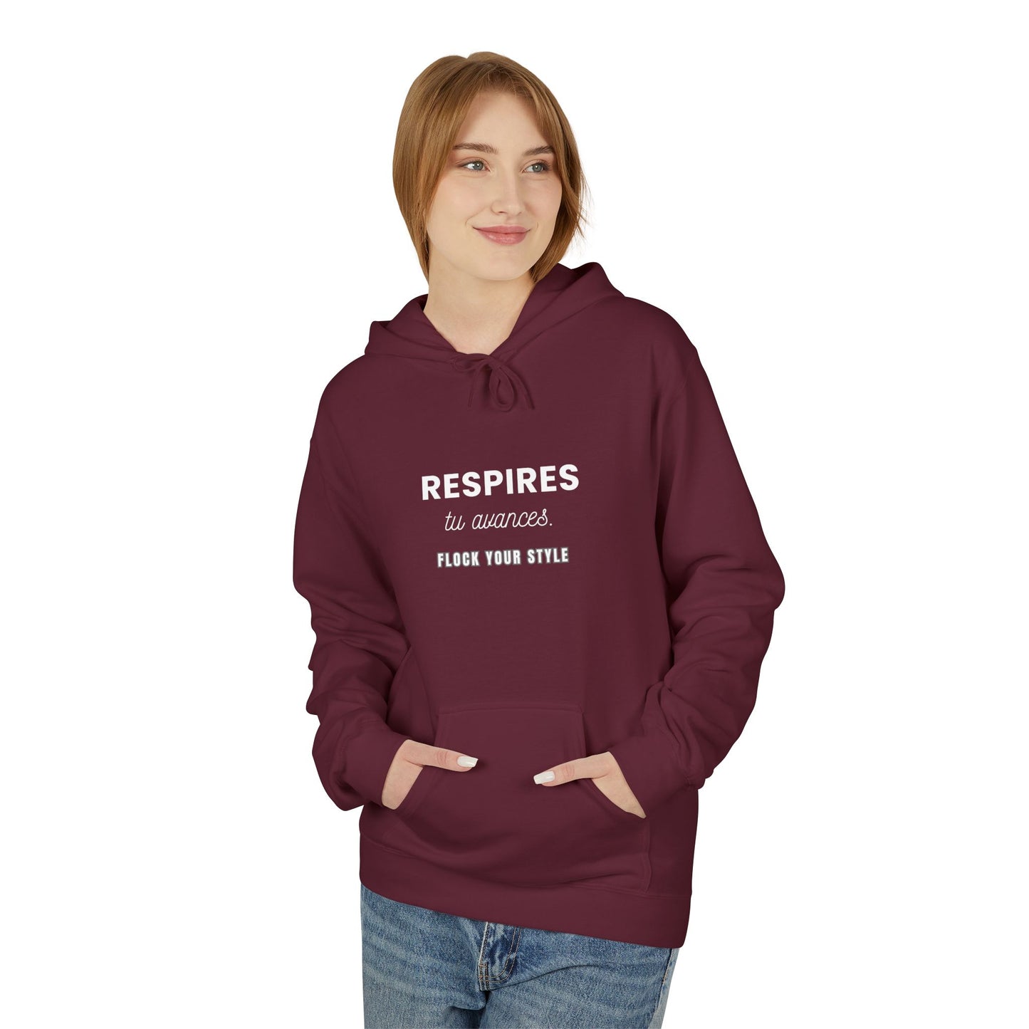 Sweat JE M'AIME, JE M'ASSUME - " Respires, tu avances "