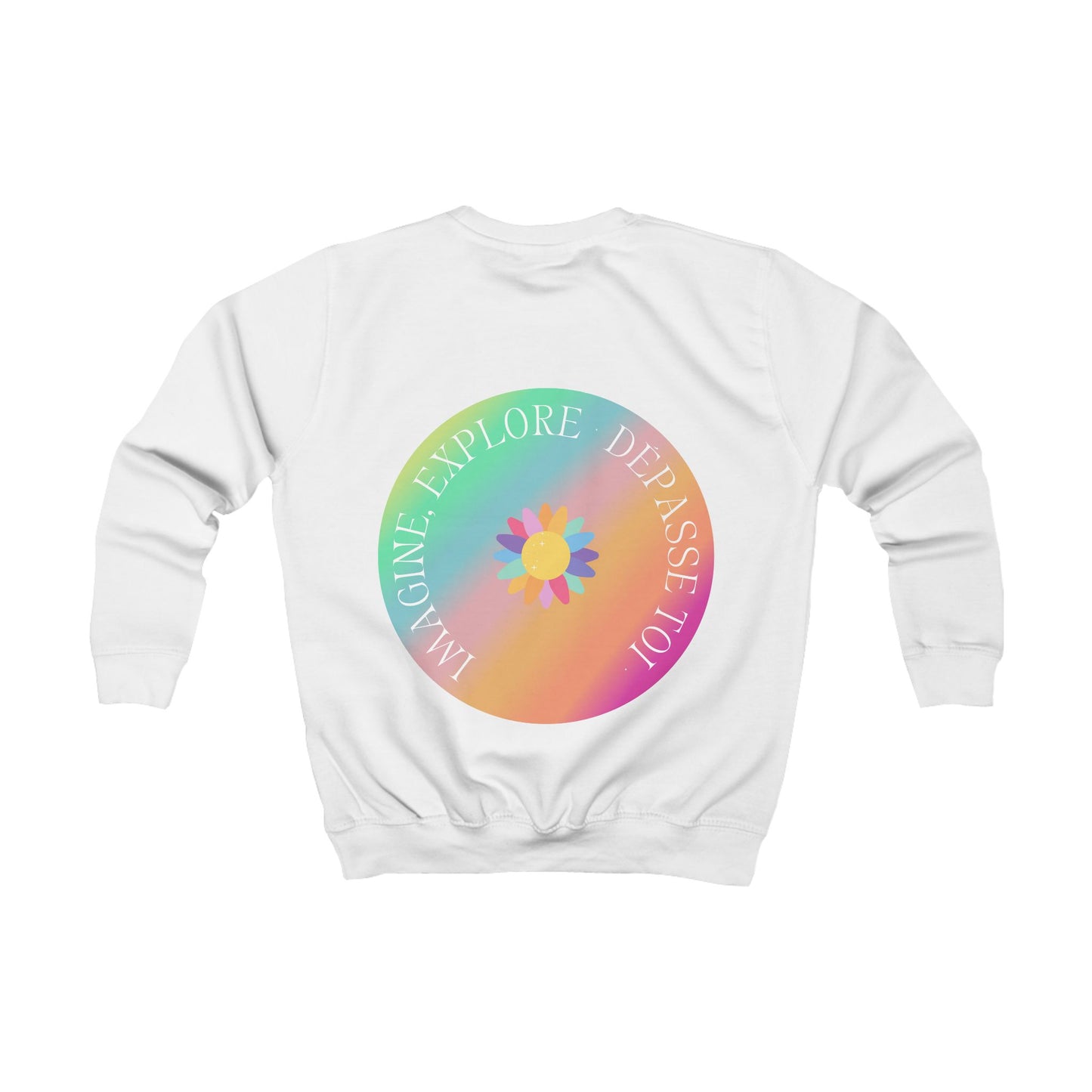 Sweat Enfant - "Imagine, Explore, Dépasse toi"