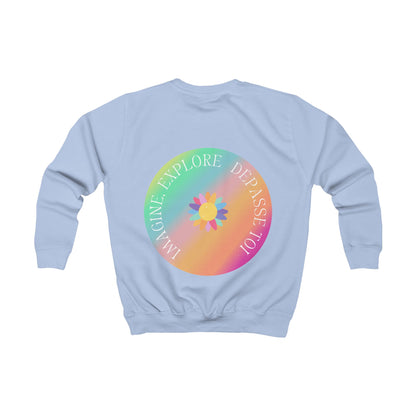 Sweat Enfant - "Imagine, Explore, Dépasse toi"