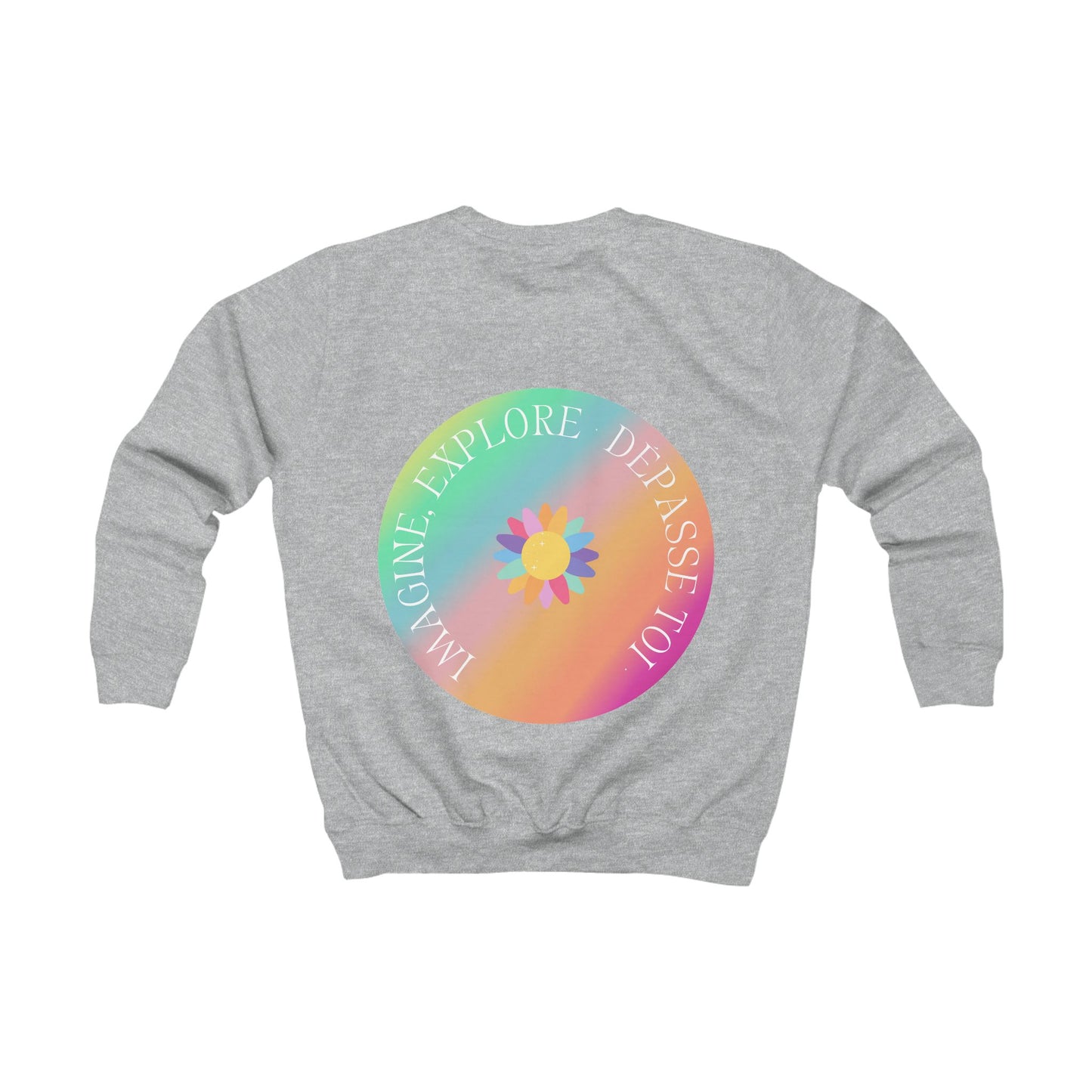 Sweat Enfant - "Imagine, Explore, Dépasse toi"