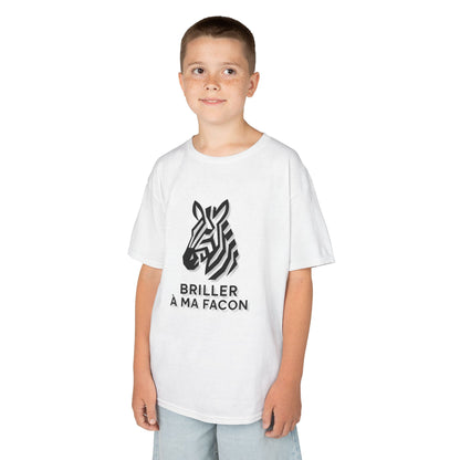 T-Shirt Enfant - "Briller à ma façon"
