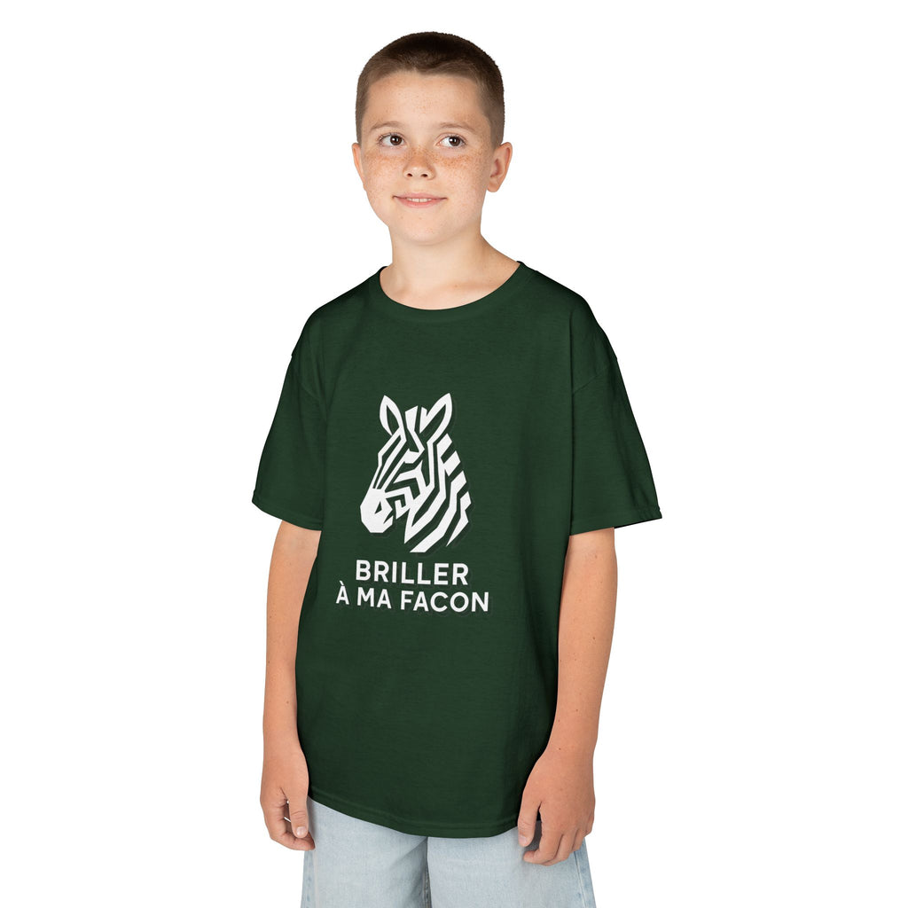 T-Shirt Enfant - "Briller à ma façon"