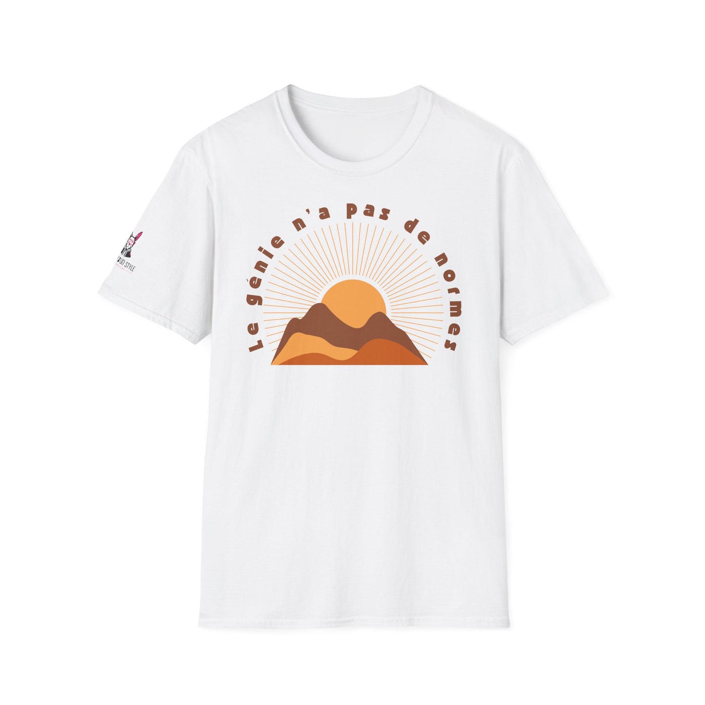 T-Shirt ATYPIQUE - "Le génie n'a pas de normes"