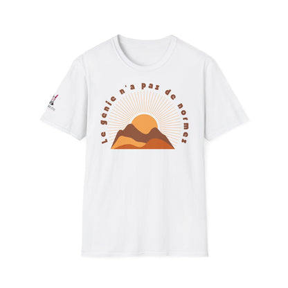 T-Shirt ATYPIQUE - "Le génie n'a pas de normes"