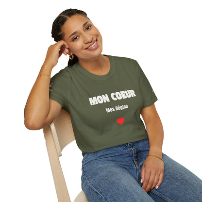 T-Shirt CELIB AU TOP - "Mon coeur, mes règles"