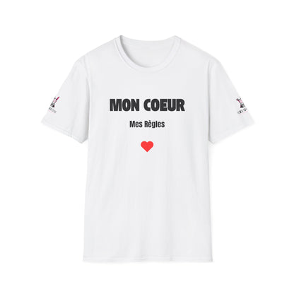T-Shirt CELIB AU TOP - "Mon coeur, mes règles"