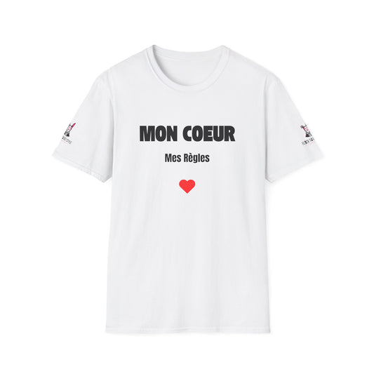 T-Shirt CELIB AU TOP - "Mon coeur, mes règles"