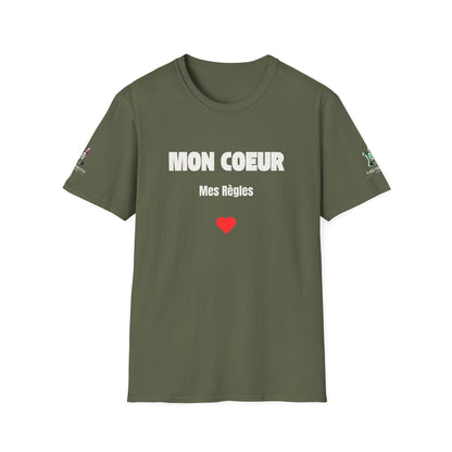T-Shirt CELIB AU TOP - "Mon coeur, mes règles"