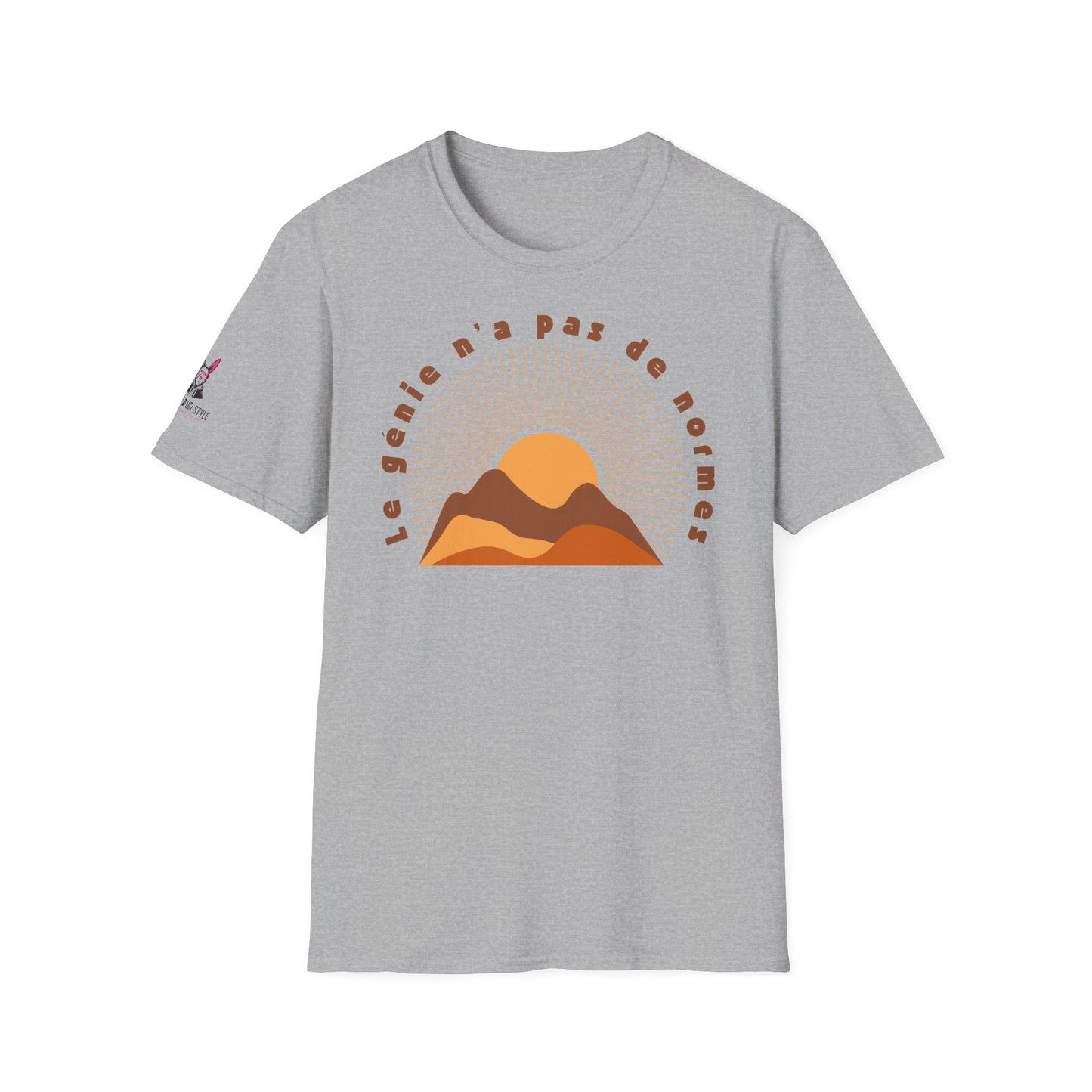 T-Shirt ATYPIQUE - "Le génie n'a pas de normes"