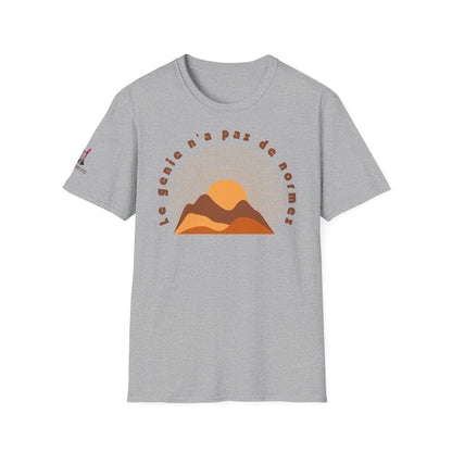 T-Shirt ATYPIQUE - "Le génie n'a pas de normes"