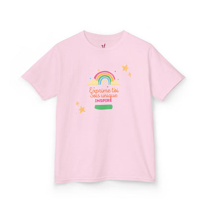 T-Shirt Enfant - "Exprime toi, sois unique,inspire"