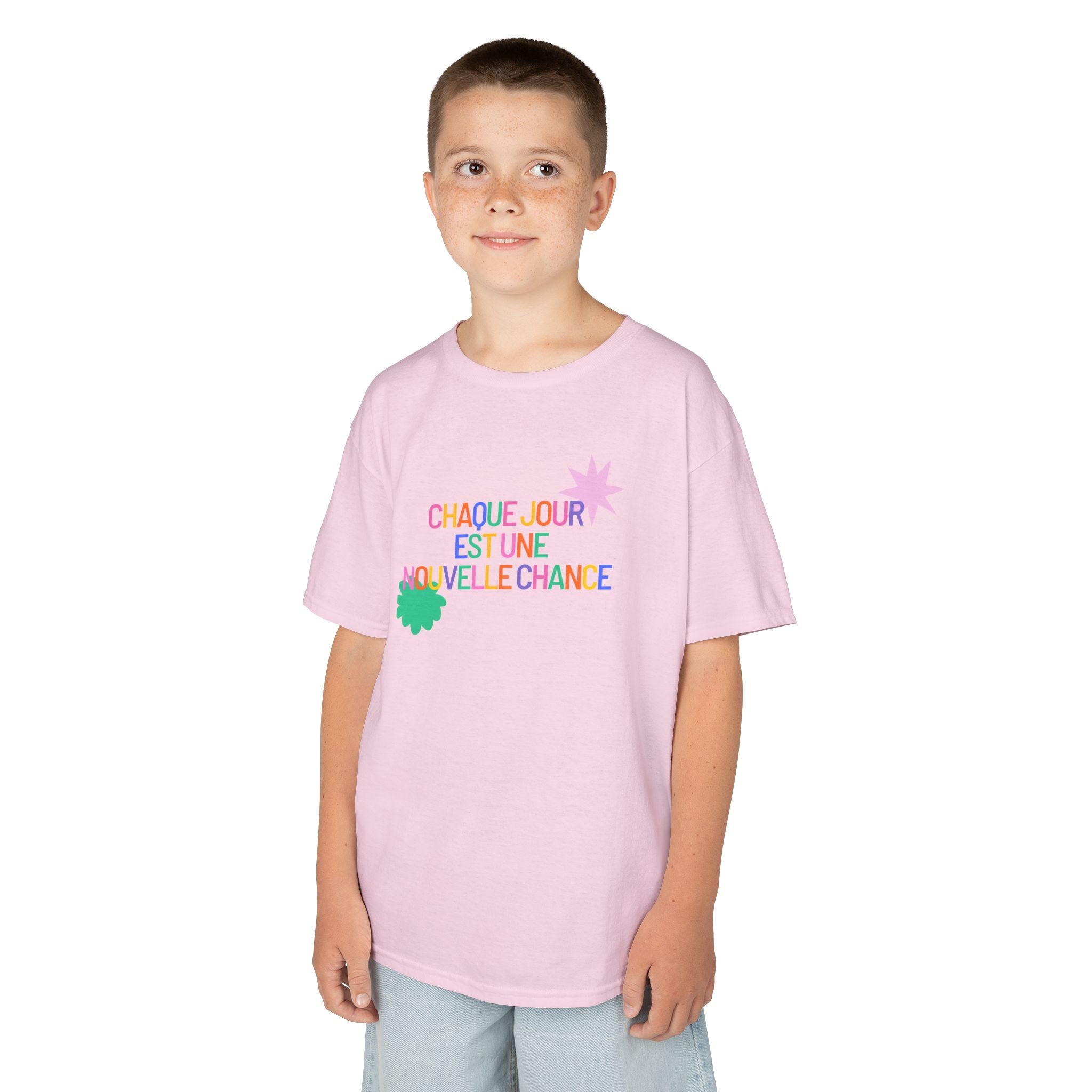 T-Shirt Enfant- "Chaque jour est une nouvelle chance"
