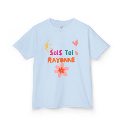 T-Shirt Enfant - "Sois toi, Rayonne"