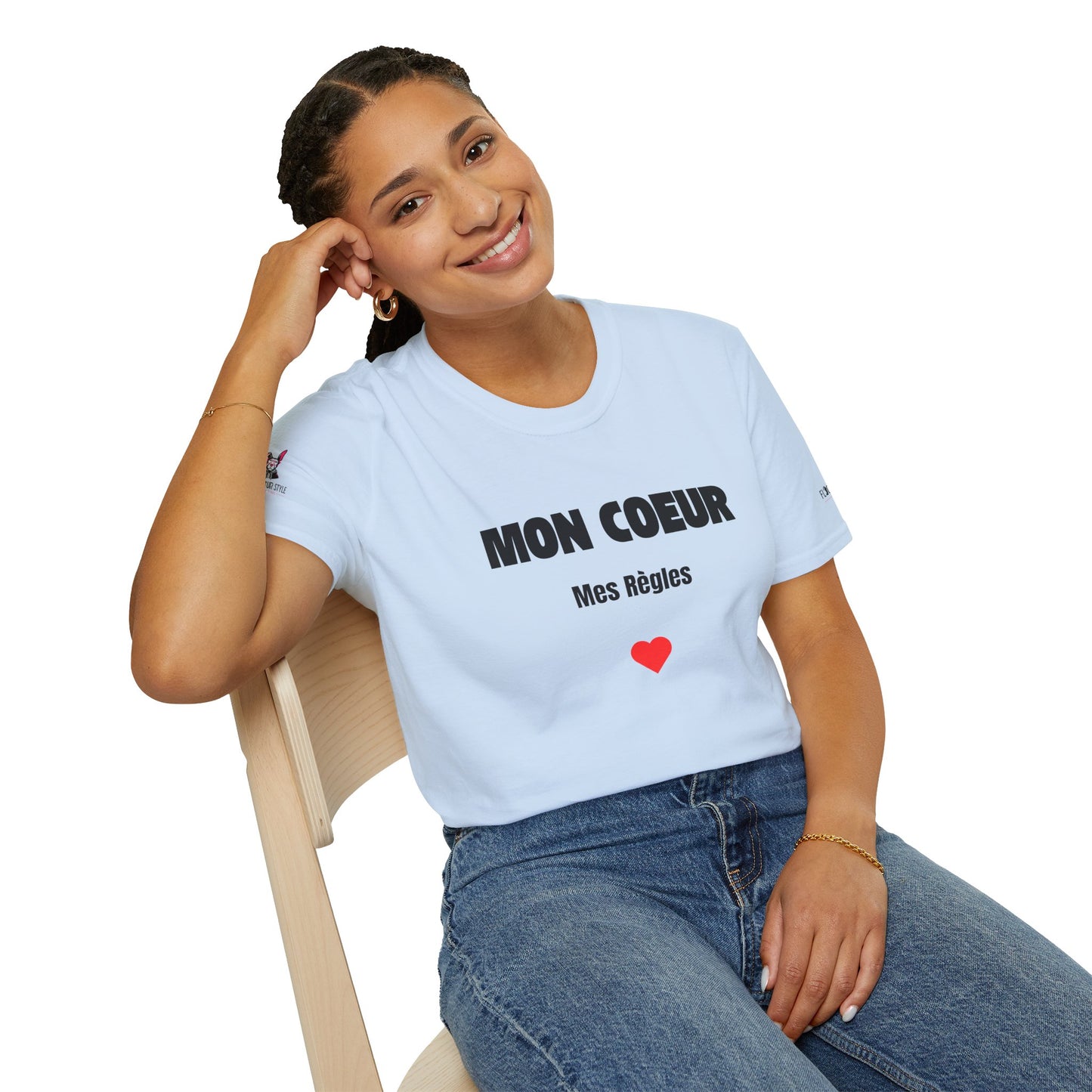 T-Shirt CELIB AU TOP - "Mon coeur, mes règles"