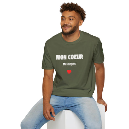 T-Shirt CELIB AU TOP - "Mon coeur, mes règles"