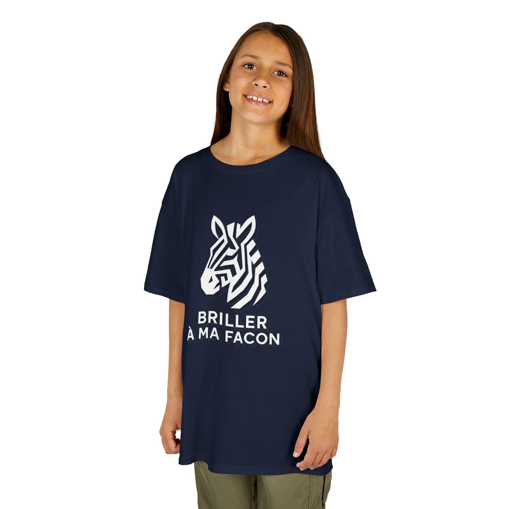 T-Shirt Enfant - "Briller à ma façon"