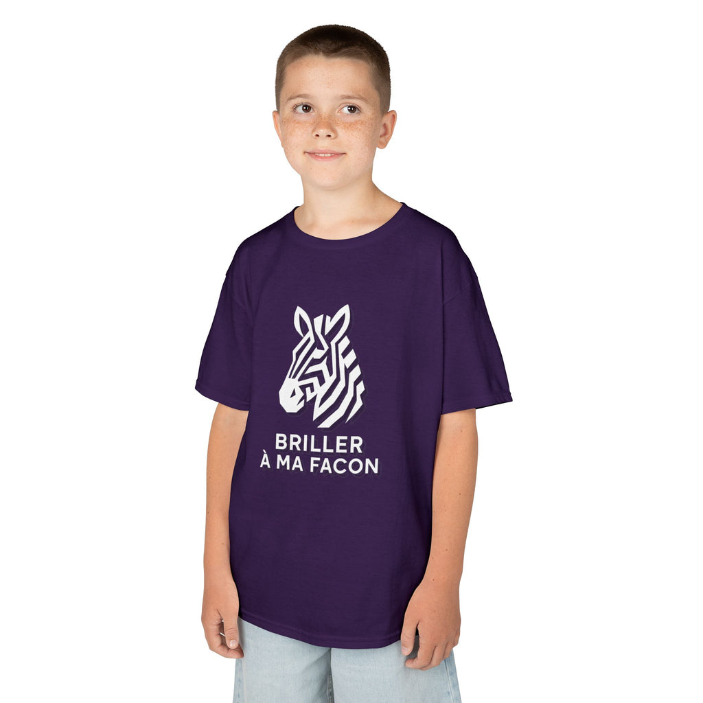 T-Shirt Enfant - "Briller à ma façon"