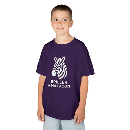 T-Shirt Enfant - "Briller à ma façon"
