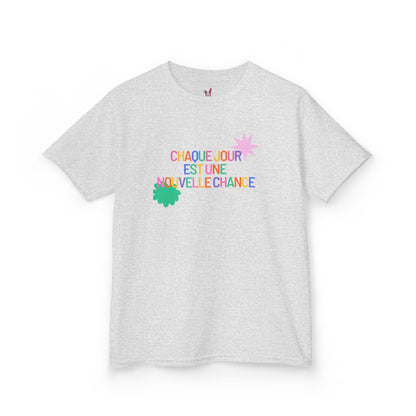T-Shirt Enfant- "Chaque jour est une nouvelle chance"