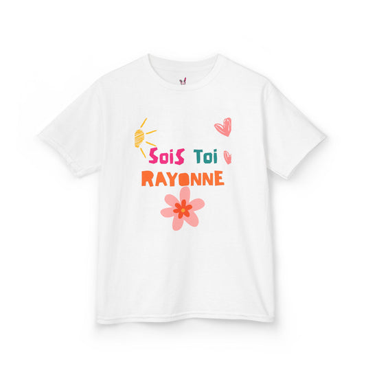 T-Shirt Enfant - "Sois toi, Rayonne"